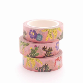 leather fiber Succulents & Cacti Washi Tape Shoal