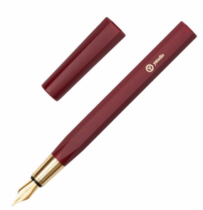 Ystudio Resin Red Fountain Pen single tall