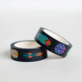 economical Bugs & Beetles Pattern Washi Tape