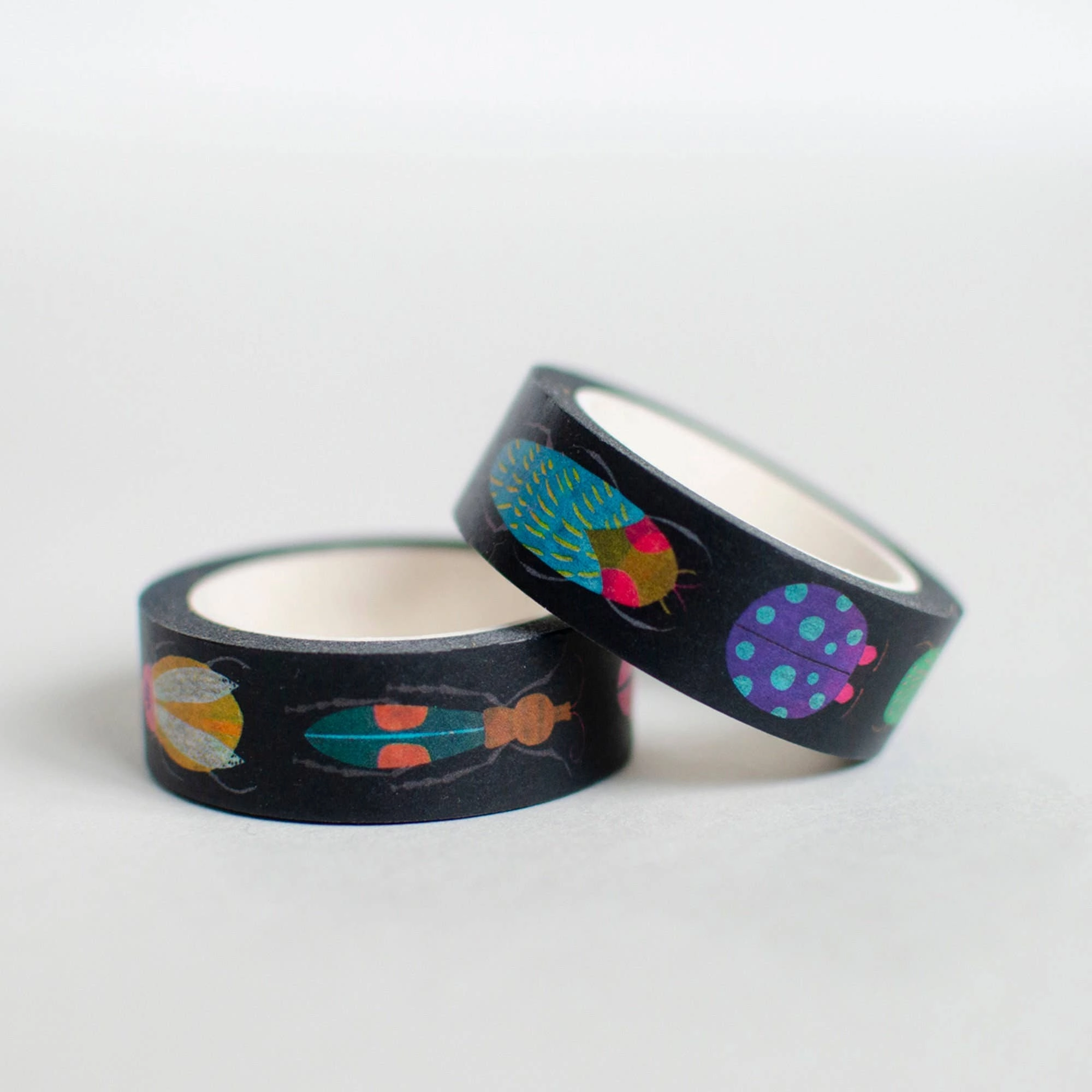 economical Bugs & Beetles Pattern Washi Tape