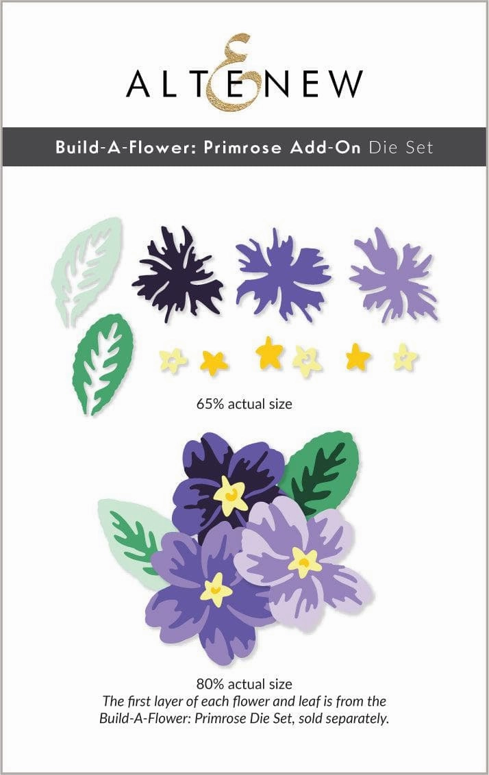 washable Build-A-Flower: Primrose Add-On Layering Die Set