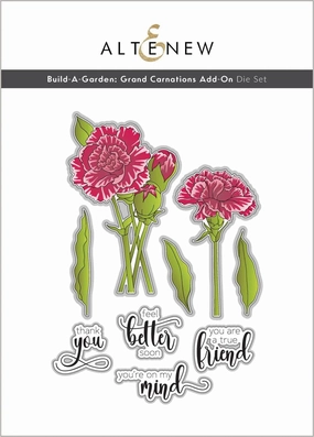 Build-A-Garden: Grand Carnations Add-On Die Set resilient