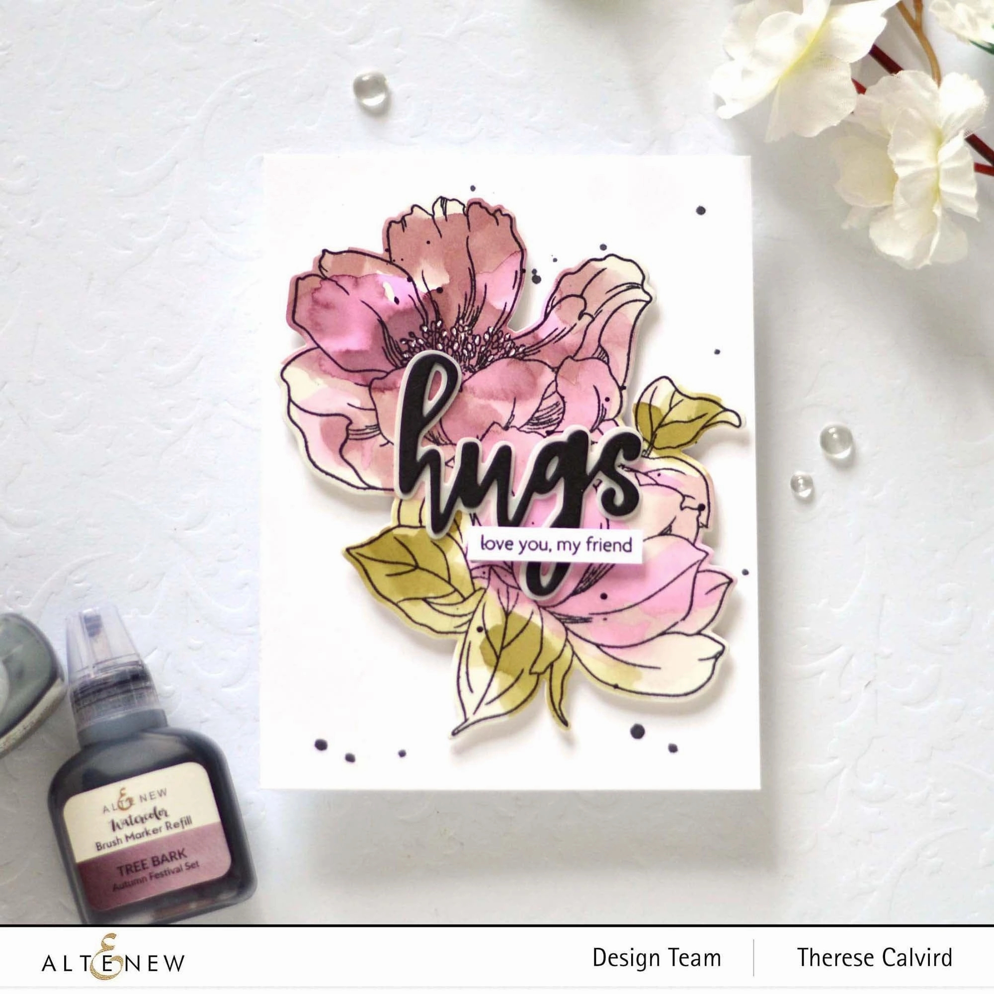 Build-A-Garden: Pristine Peonies Add-On Die Set organic