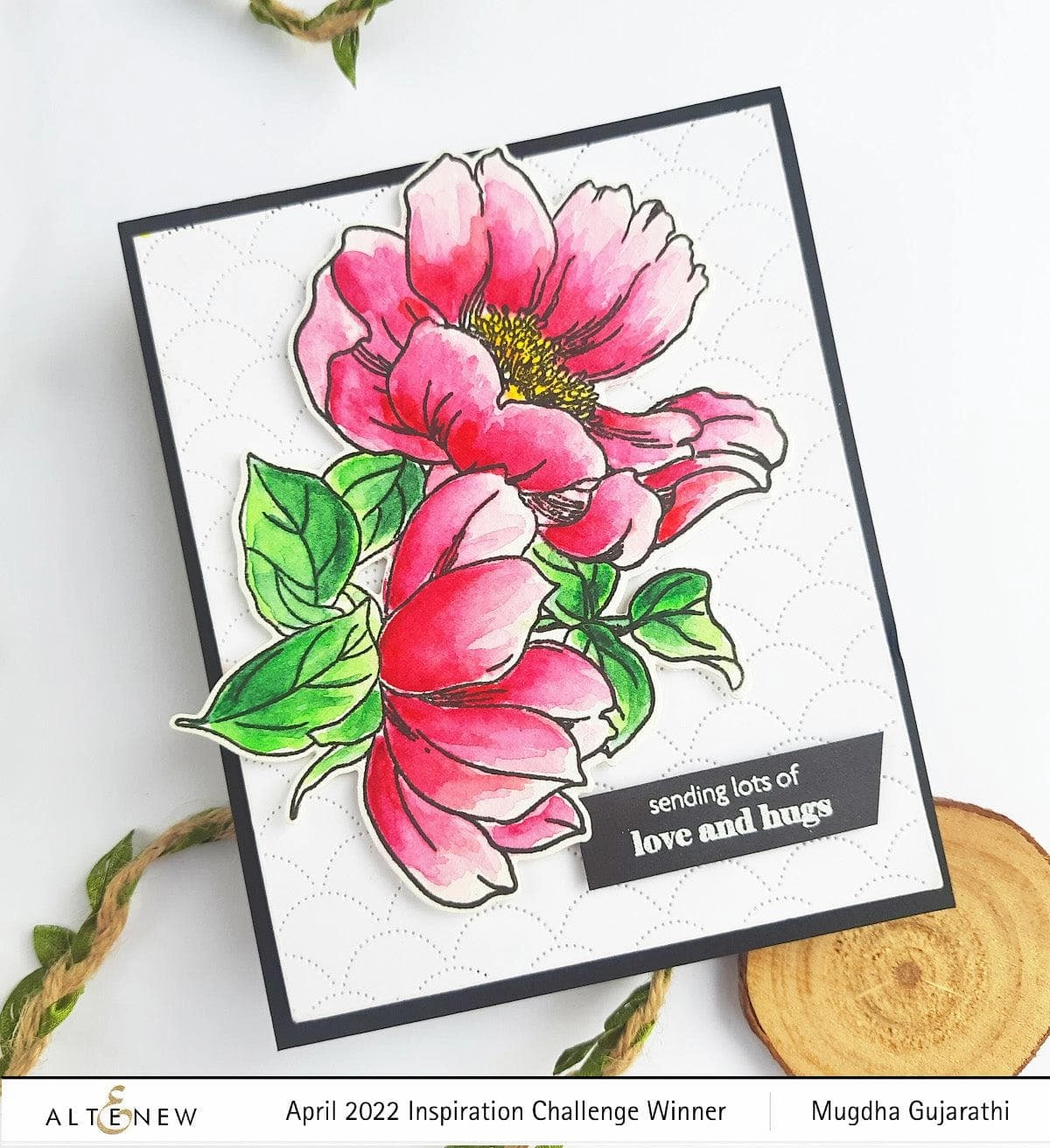 sturdy vivid Build-A-Garden: Pristine Peonies Add-On Die Set