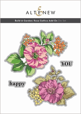 trusted Build-A-Garden: Rosa Gallica Add-On Die Set