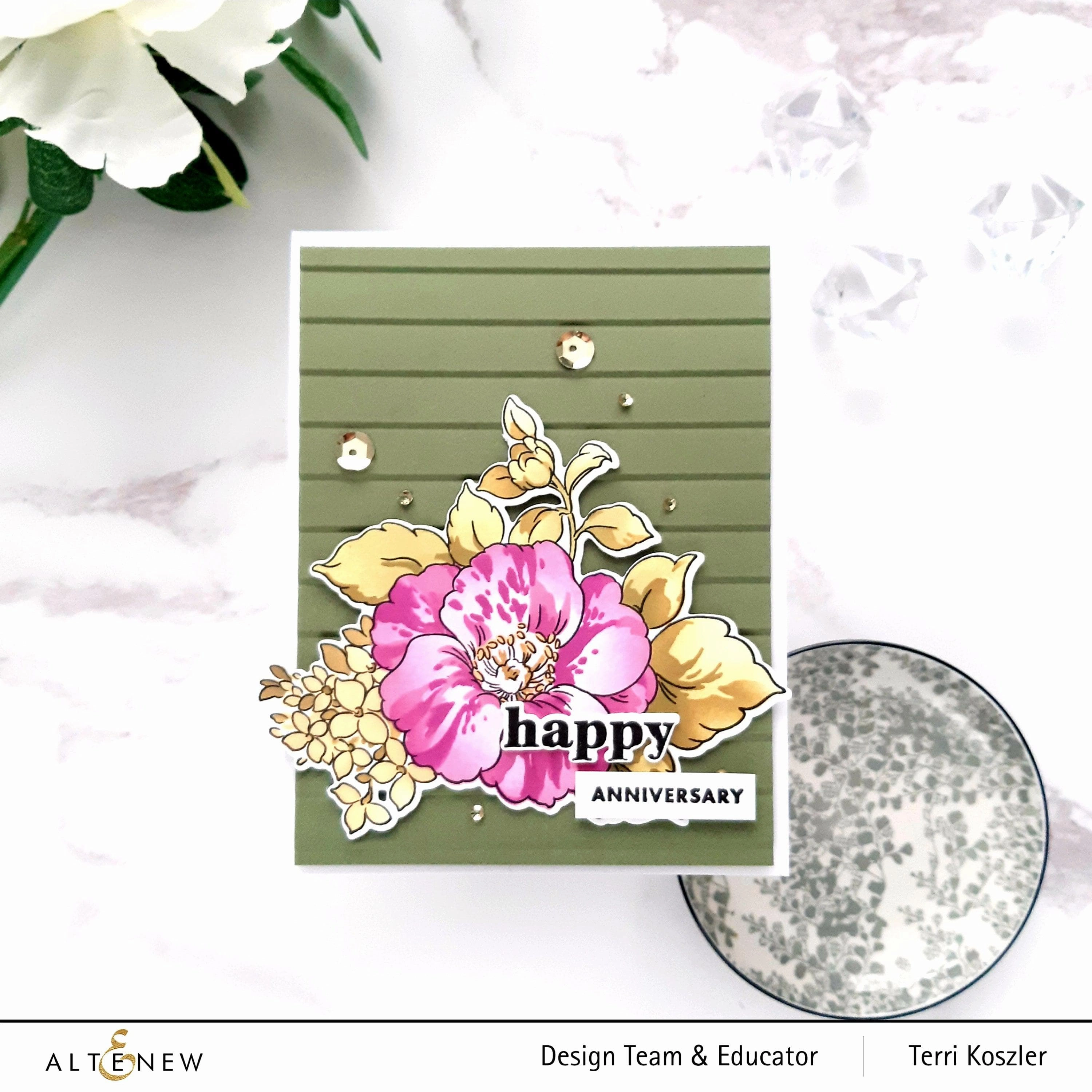 alloy bulk Build-A-Garden: Rosa Gallica Add-On Die Set