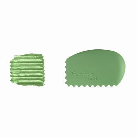 Catalyst Green Silicone Wedge #3 glass resin