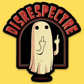 finest Disrespectre Vinyl Sticker