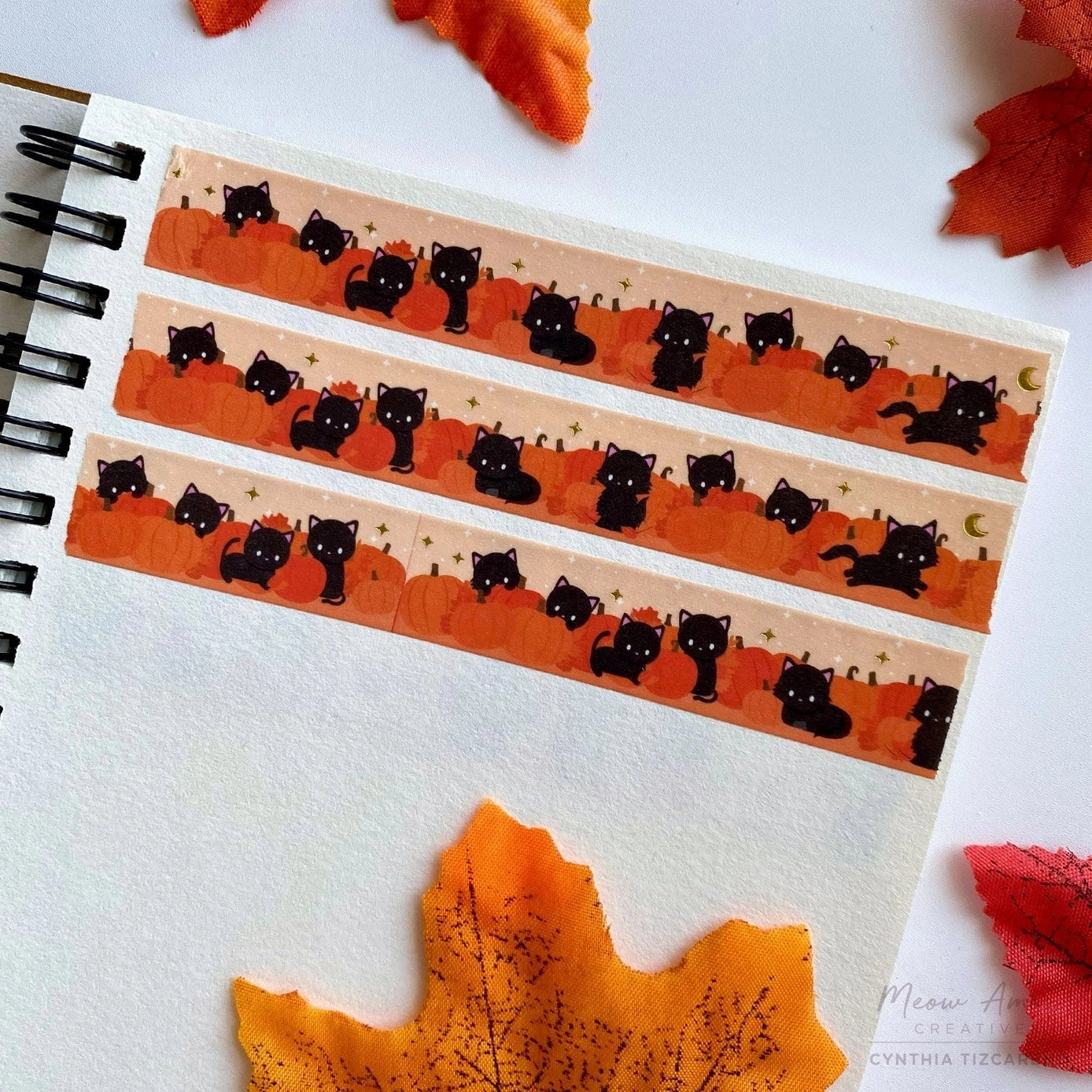 Pumpkin Patch Gold Foil Washi Tape budget