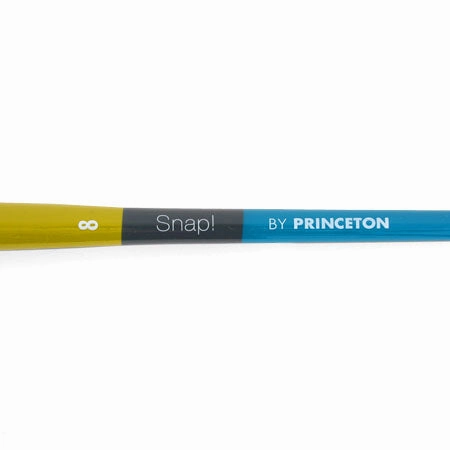 latest flat Snap! Paintbrush  Flat, Long Handle, White Synthetic