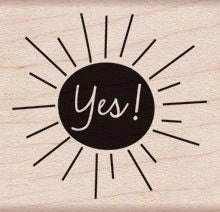 Yes! Stamp handy