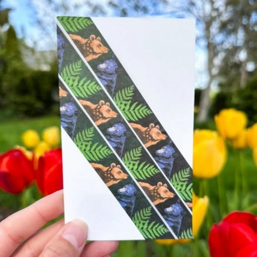 Forest Bears Washi Tape sealed heatproof