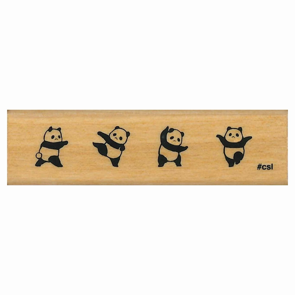 Kung Fu Panda Rubber Stamp nonslip resin
