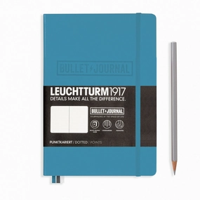 Leuchtturm1917 Bullet Journal Medium (A5) Hardcover- Dotted- Nordic Blue classic flexible