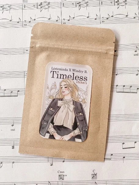 Listeninda X Windry R - Timeless Girls Stickers In Paper Bag popular organic