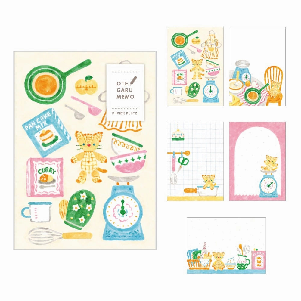 Nakauchi Waka Otegaru Memo Pad - Cat And Kitchen glossy