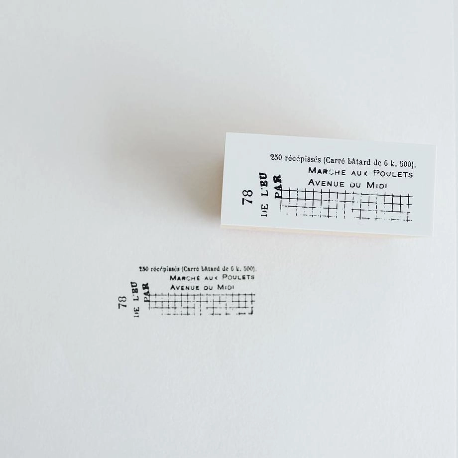 Yohaku Rubber Stamp - Tabidachi cool bold