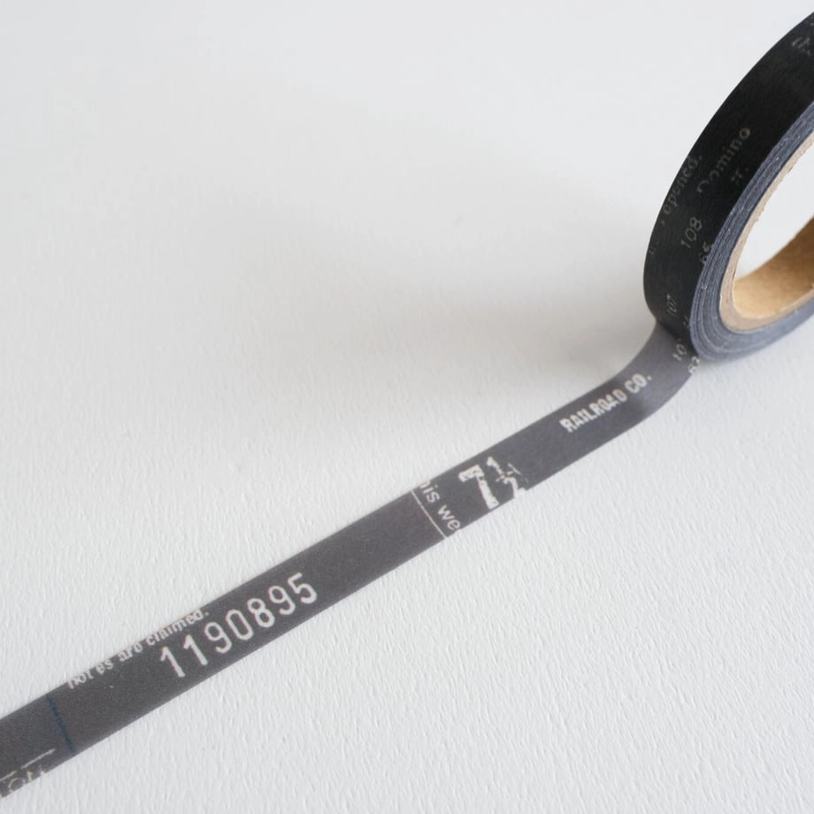 Yohaku Slim Washi Tape - Basic biodegradable