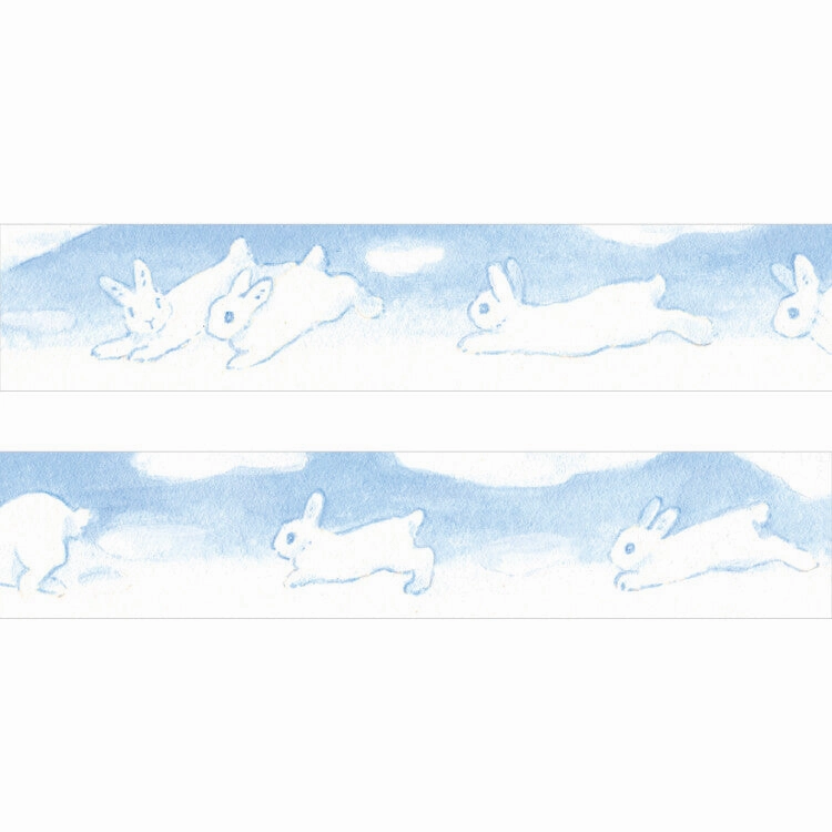 minimalist exclusive Bunny Clouds Washi Tape