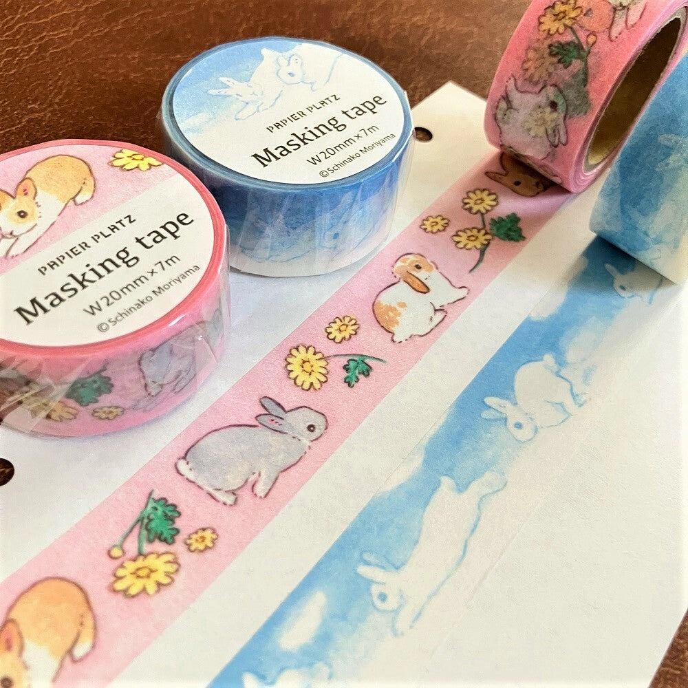 Bunny Clouds Washi Tape portable basic