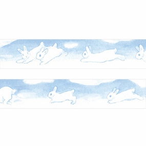 minimalist exclusive Bunny Clouds Washi Tape
