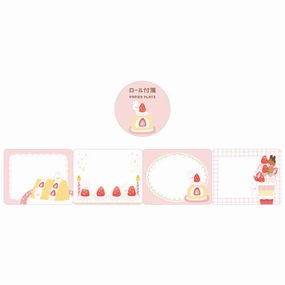 shockproof Bunny Strawberry Sticky Notes Roll