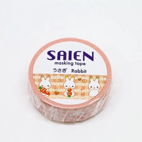 Bunny Washi Tape Saien springloaded