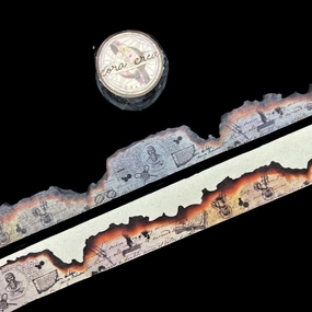 exclusive wide Burnt Edges Washi Tape