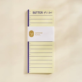 warm Butter Get It Done List Notepad