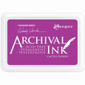 Cactus Flower Archival Ink Pad #0 single modern