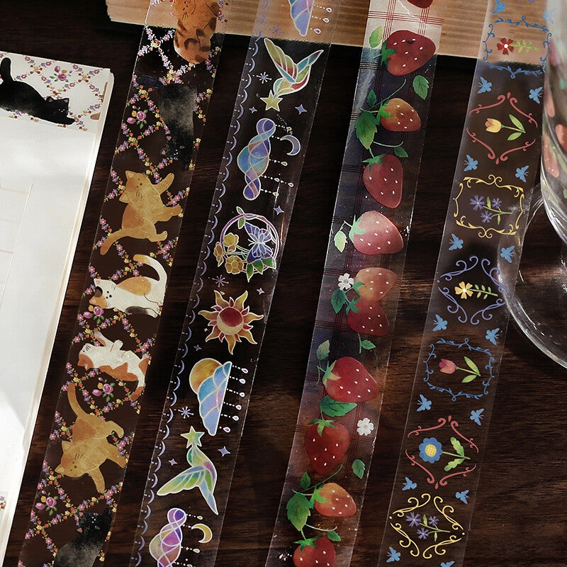 bright Cafe A La Mode Cat Pet Tape