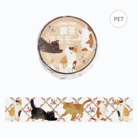 warm Cafe A La Mode Cat Pet Tape
