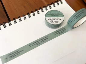 Call To Adventure - Quotes Washi Tape - For World Builders, set