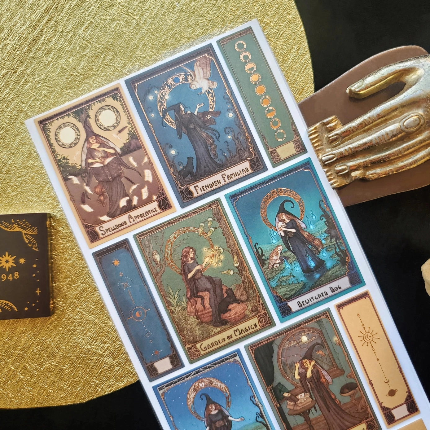 Candlelit Coven Sticker Sheet bronze