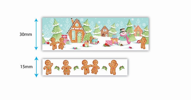 Candy Christmas Washi Tape 2/Pkg automatic heatproof