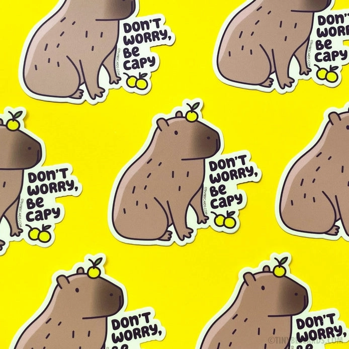 versatile multipack Capybara Vinyl Sticker