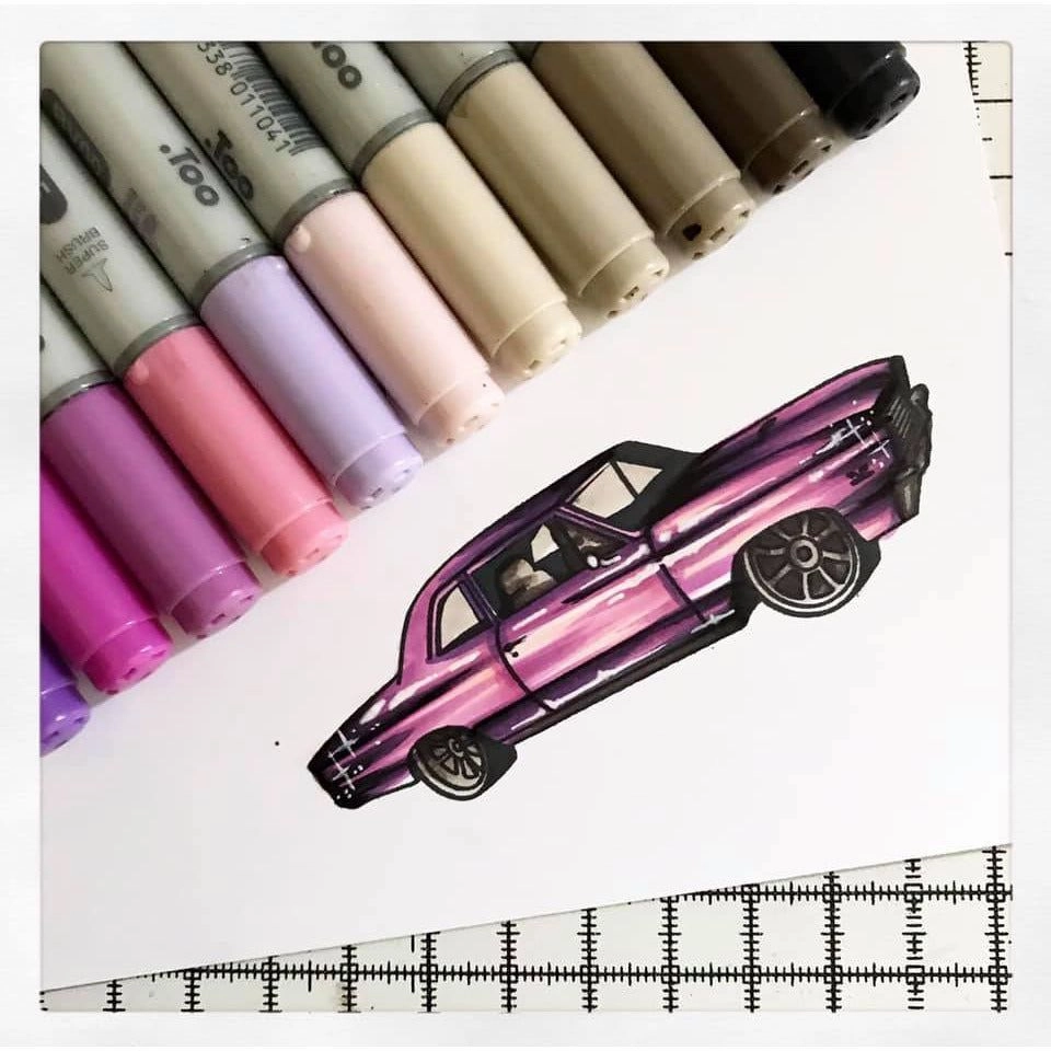 Car Show - 4X8 Stamp Set multipack colorful
