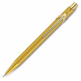 Caran D'Ache 844 Goldbar Mechanical Pencil sleek