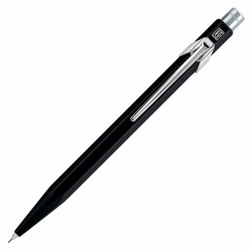 Caran D'Ache 844 Metal Black Mechanical Pencil retro