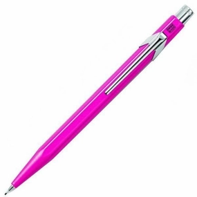kit Caran D'Ache 844 Metal Fluorescent Pink Mechanical Pencil