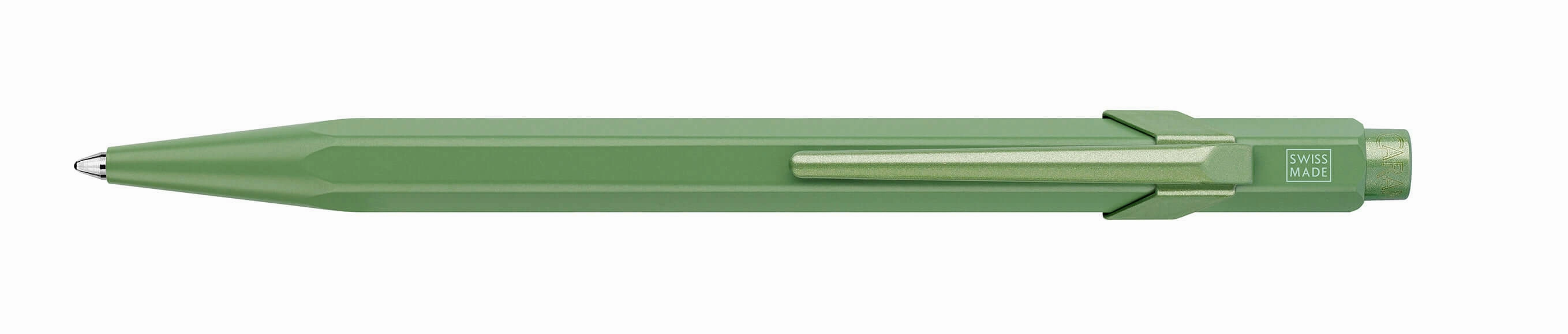 metal Caran D'Ache 849 Clay Green Ballpoint Pen