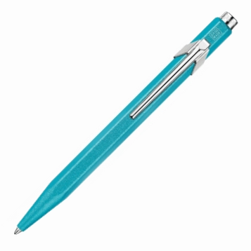 Caran D'Ache 849 Colormat-X Turquoise Ballpoint Pen antislip