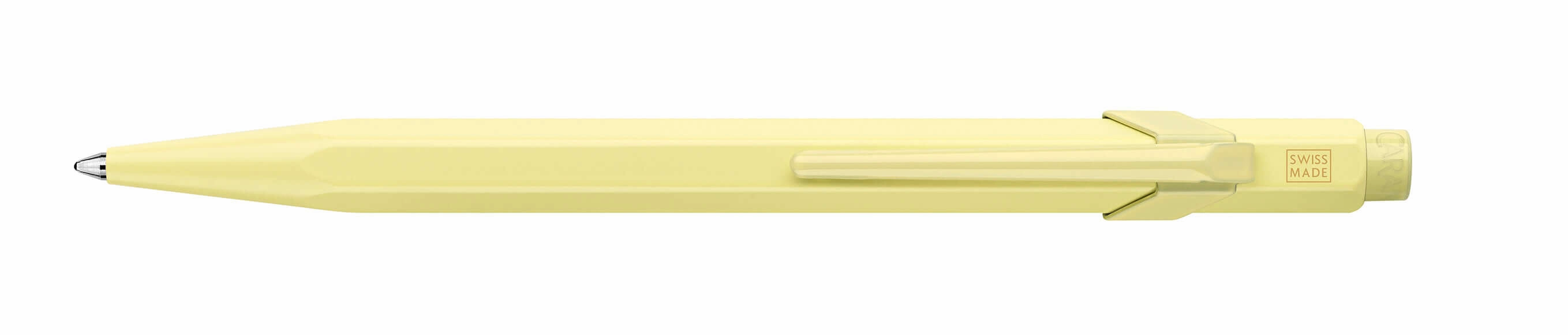 Caran D'Ache 849 Icy Lemon Ballpoint Pen boxed