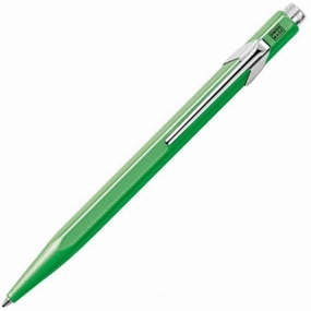 lasting ergonomic Caran D'Ache 849 Metal Green Ballpoint Pen