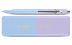kit set Caran D'Ache 849 Paul Smith Sky Blue And Lavender Purple Ballpoint Pen