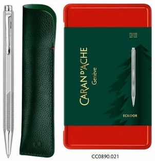 Caran D'Ache Ecridor Wonder Forest Star Noel Ballpoint Pen glossy