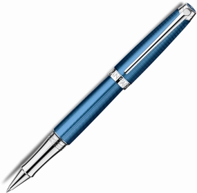 small Caran D'Ache Leman Bleu Marin Rollerball Pen