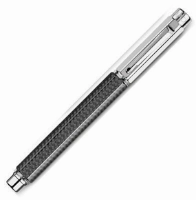 rubber Caran D'Ache Varius Carbon 3000 Silver Rollerball Pen