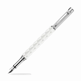 Caran D'Ache Varius Ceramic White Fountain Pen eco