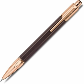 Caran D'Ache Varius Rose Gold Plated Ebony Mechanical Pencil stackable basic